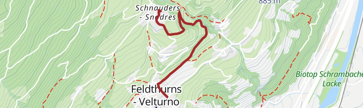 Route map: Sunday Path